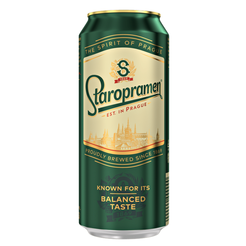 בירה סטארופרמן בהירה פחית 500 מ"ל